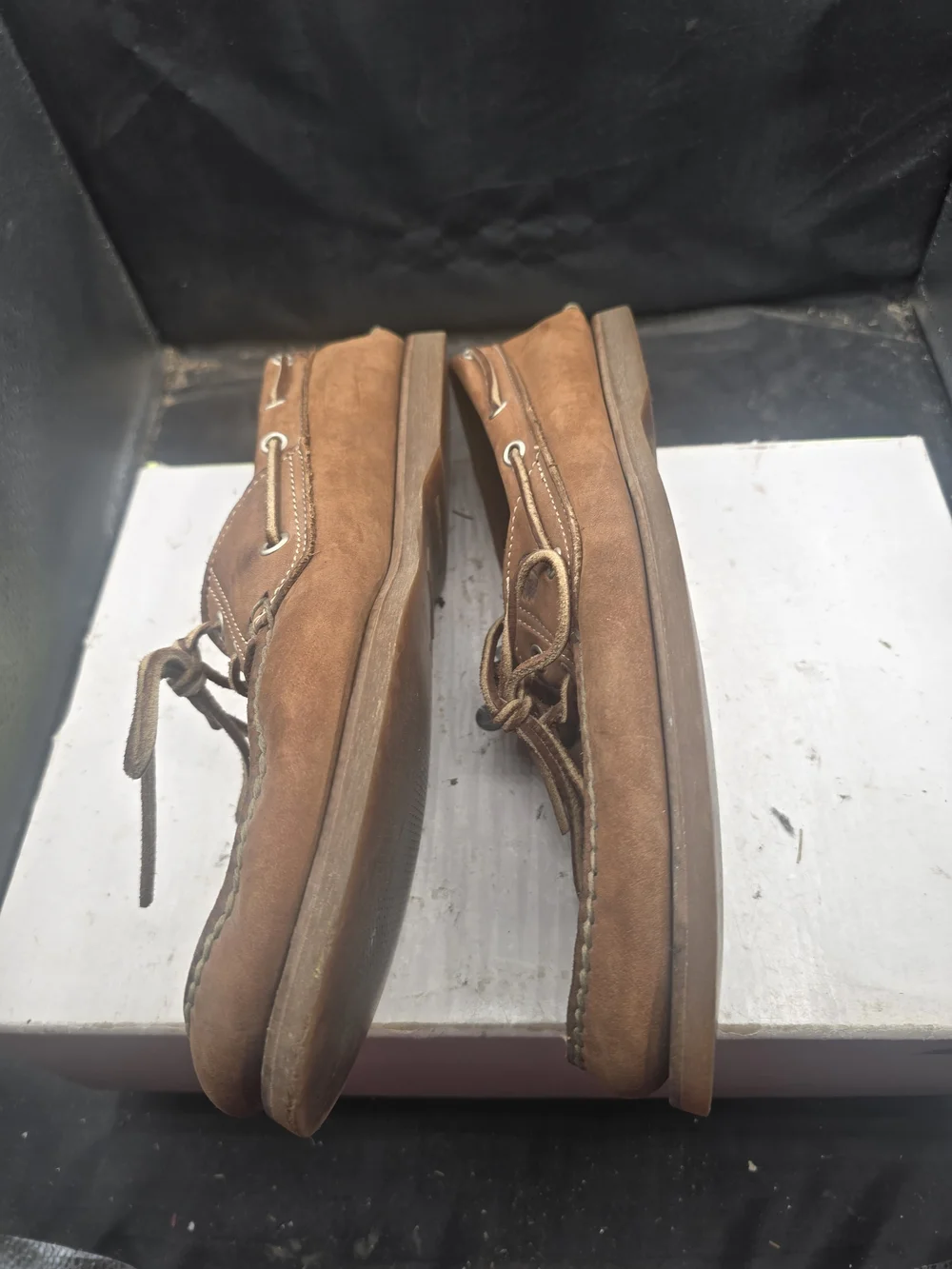 Timberland Men’s Tan/Brown Leather Boat Shoes